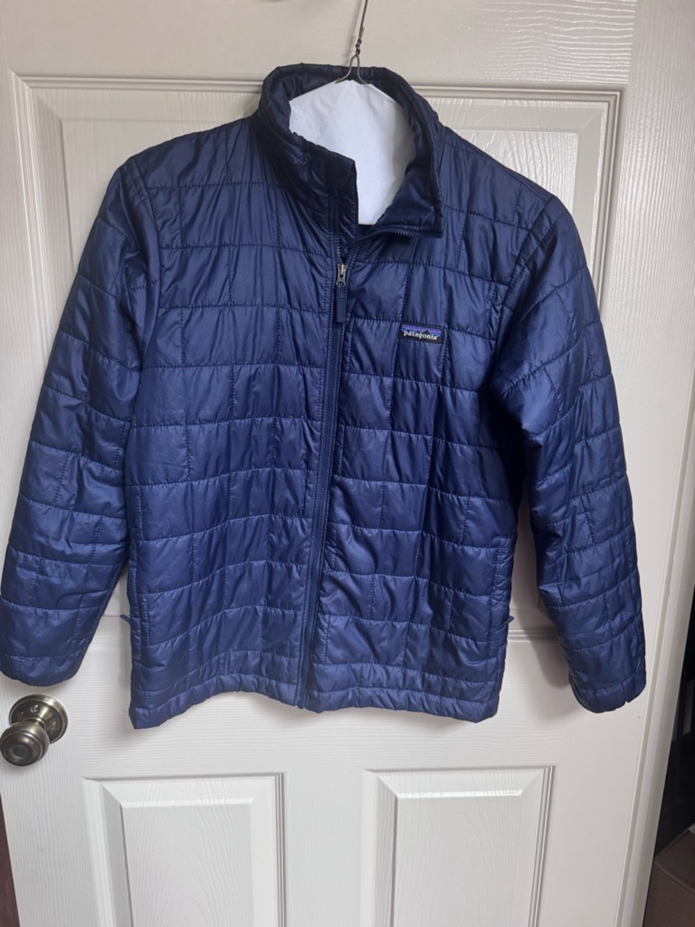 Patagonia Kids Navy Quilted Puffer Jacket